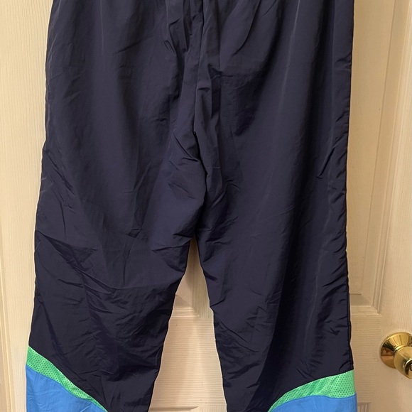 ASICS Tiger Navy Track Pants with Green and Blue Accents - Picture 2 of 4